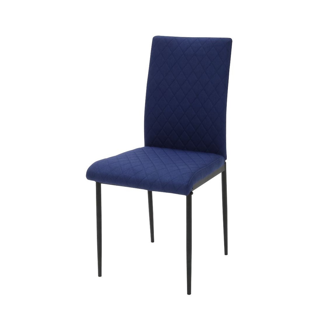 Loxan Dining Chair - Steel Black/Dark Blue