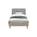 Brooker Bed 3.5ft - BW - Lindberg Oak / Light Grey