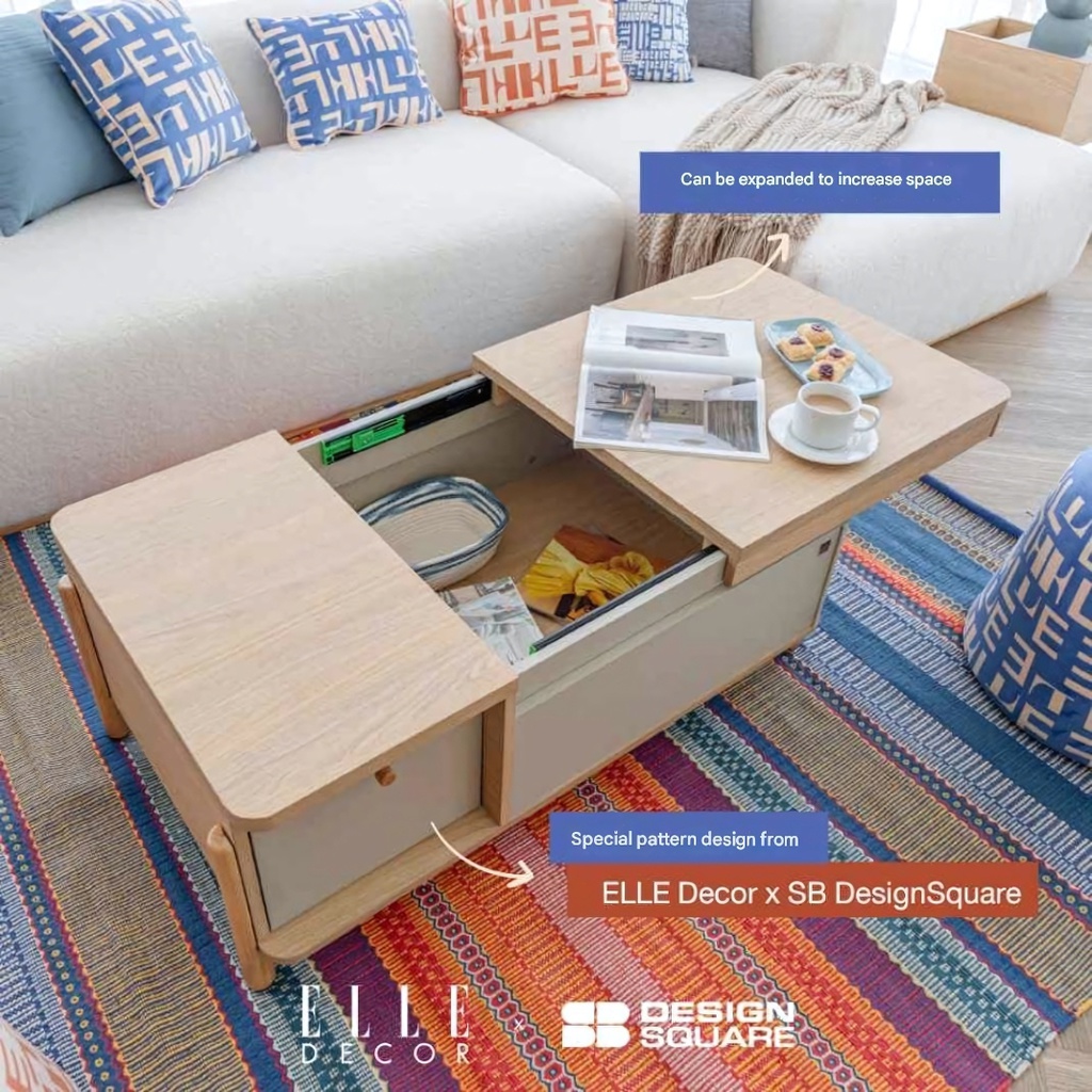 Elle Jolie Coffee Table - CF100 - Peace Walnut