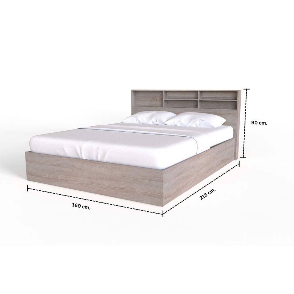 Haley Bed 5ft - SOLID OAK