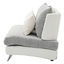 Jelly Sofa Mini 2 Seater-Black/White