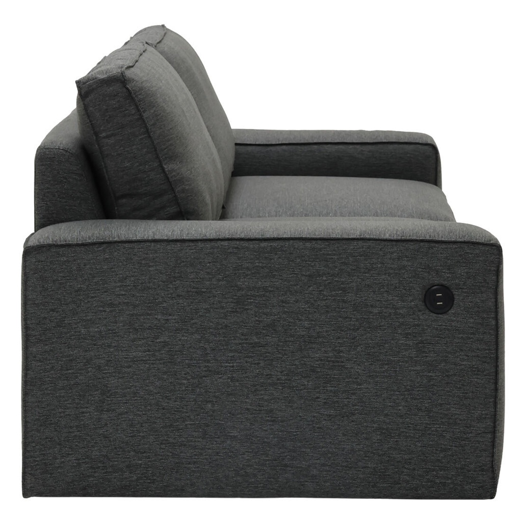 Restly Sofa 3Seater Plastic Leg/Dark Grey/LE