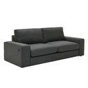 Restly Sofa 3Seater Plastic Leg/Dark Grey/LE