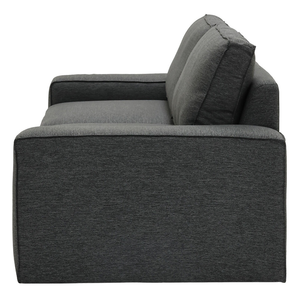Restly Sofa 3Seater Plastic Leg/Dark Grey/LE