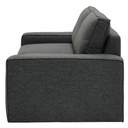 Restly Sofa 3Seater Plastic Leg/Dark Grey/LE