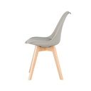 Lifely Dining Chair/Beech Grey/SL Grey