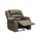 Zac Recliner 1 Seater - Light Brown
