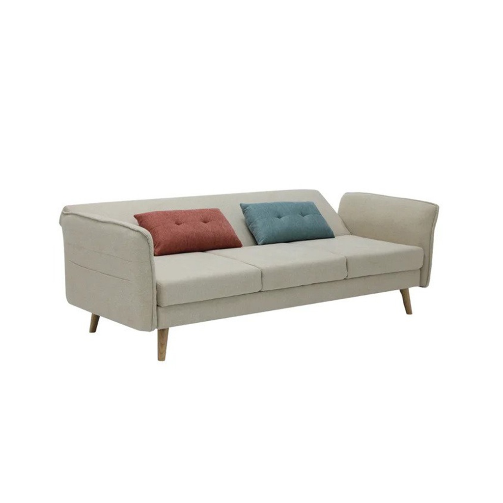 Fresh Sofa Bed-Natural Eucalyptus Leg/Cream