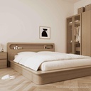 Tomo Bed 5ft-Light Wood