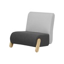 KC-Play Stu Armchair - Light Gray/Dark Gray