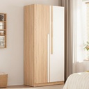Go/Hoshino Wardrobe-WO160/Solid Oak/White