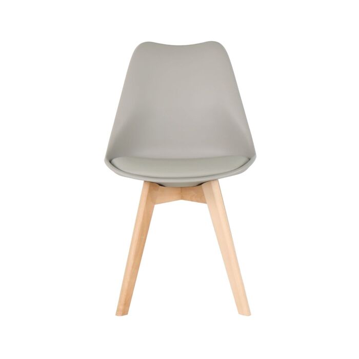 Lifely Dining Chair/Beech Grey/SL Grey