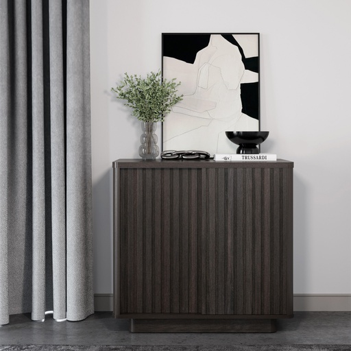 [19237994] Noir Low Cabinet - C80-40-75cm - Dark Grey