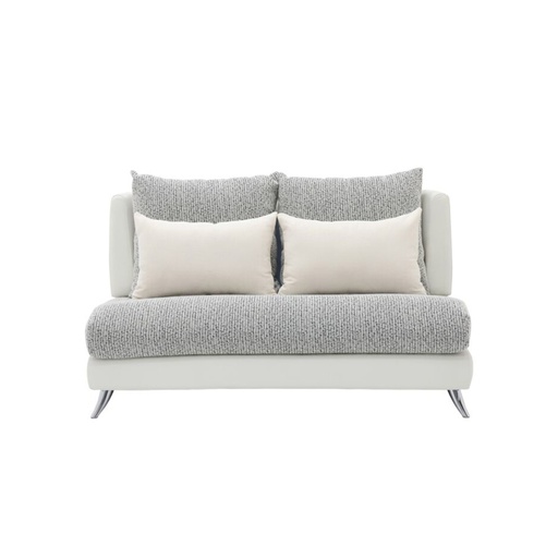 [19248273] Jelly Sofa Mini 2 Seater-Black/White