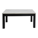 Molina Dining Table A-150 - White Stone/Wenge