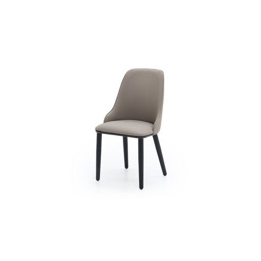 [19249794] Healty-B Dining Chair - SL Gray/Black Leg