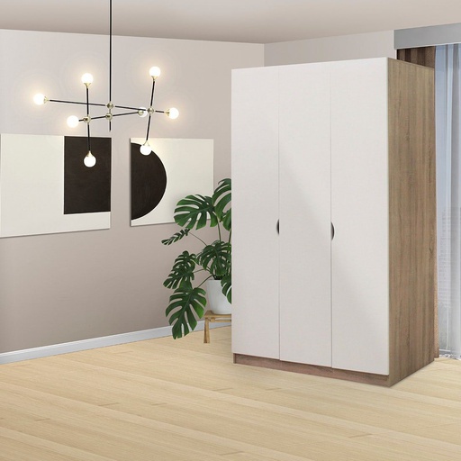 [19209253] Preem Wardrobe WO120/Solid/White