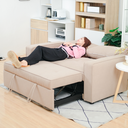 Razino Sofa Bed-Light Brown