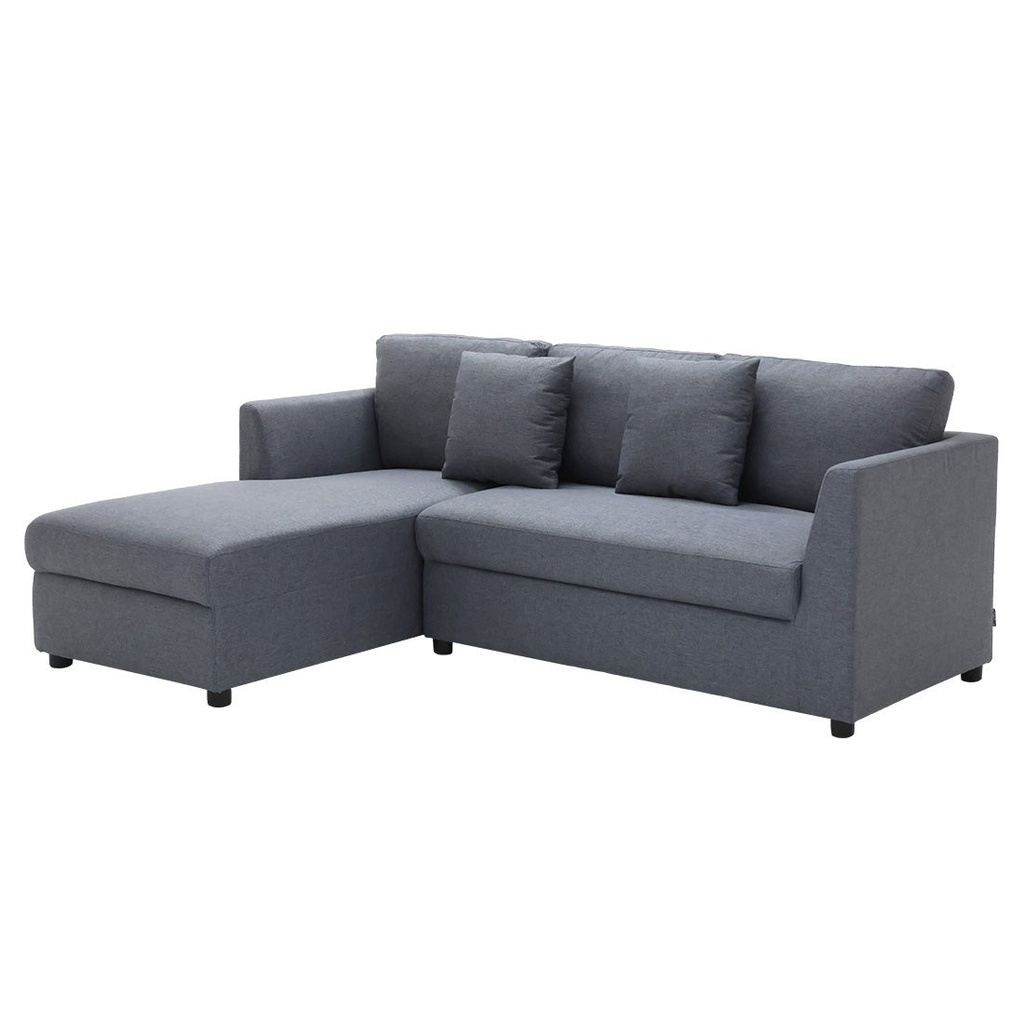 Riki Sofa-Left Corner-Grey Fabric
