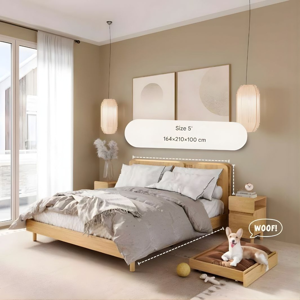 Skift Bed-5ft-Nyhavn Oak