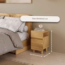 Skift Night Table 35cm wide-Nyhavn Oak