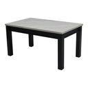 Molina Coffee Table-C120-White Stone/Wenge