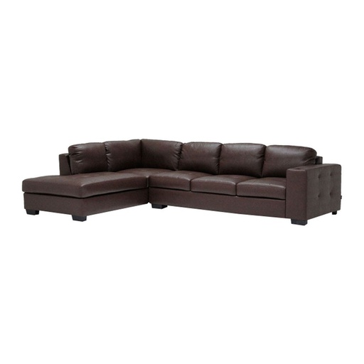 [19194828] Timmer Sofa - Left Corner - Brown Two Tone